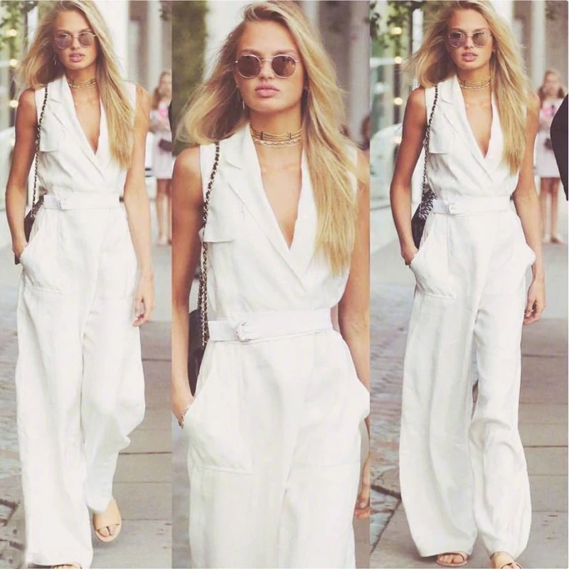 

Модный повседневный уличный летний наряд, брючный костюм для похудения, крутые длинные брюки с высокой талией, хлопковая смесь ткани