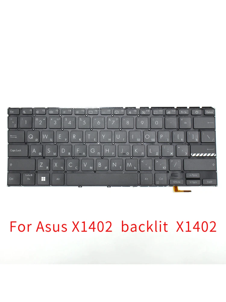 

New Ru Laptop Keyboard for Asus X1402 backlit X1402