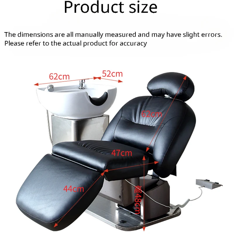 Chinese Spa Hair Wash Washbasin Beauty Salon Chair Hairdresser Washing Stylist Thai Shampoo Bed Massage Professional Makeup Bowl