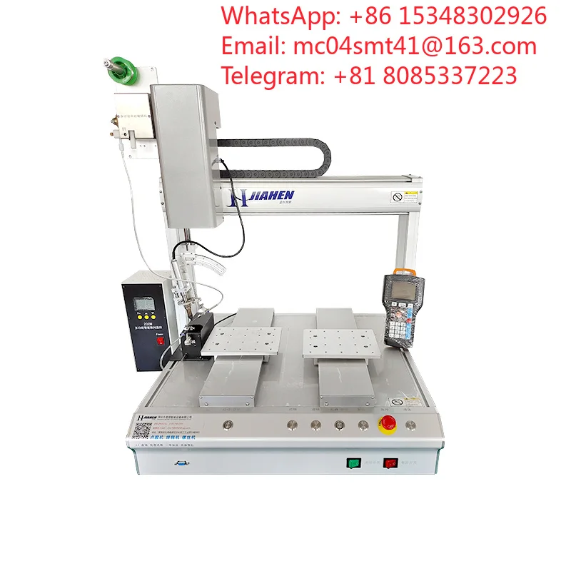 JH-H3311 Dual‑head Multi‑axis Automatic Soldering Machine 2‑axis 6‑axis For PCB LED Strip Data Cable Spot Soldering