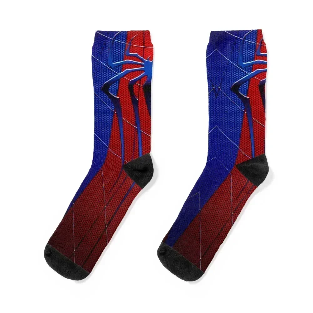 High Quality Spider Web Art, Traditional art Socks Christmas Non-slip Antiskid soccer funny sock Socks For Men Women's