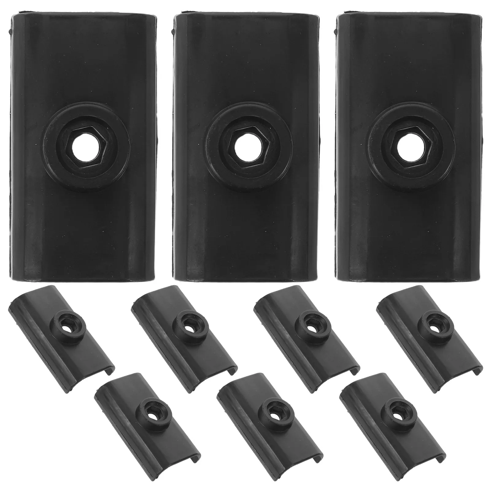 10 Pcs Sunshade and Awning Reinforcement Sheet Outdoor Canopy Pole Clips Tent Rod Retainer Garden Cloth Fastener Parts