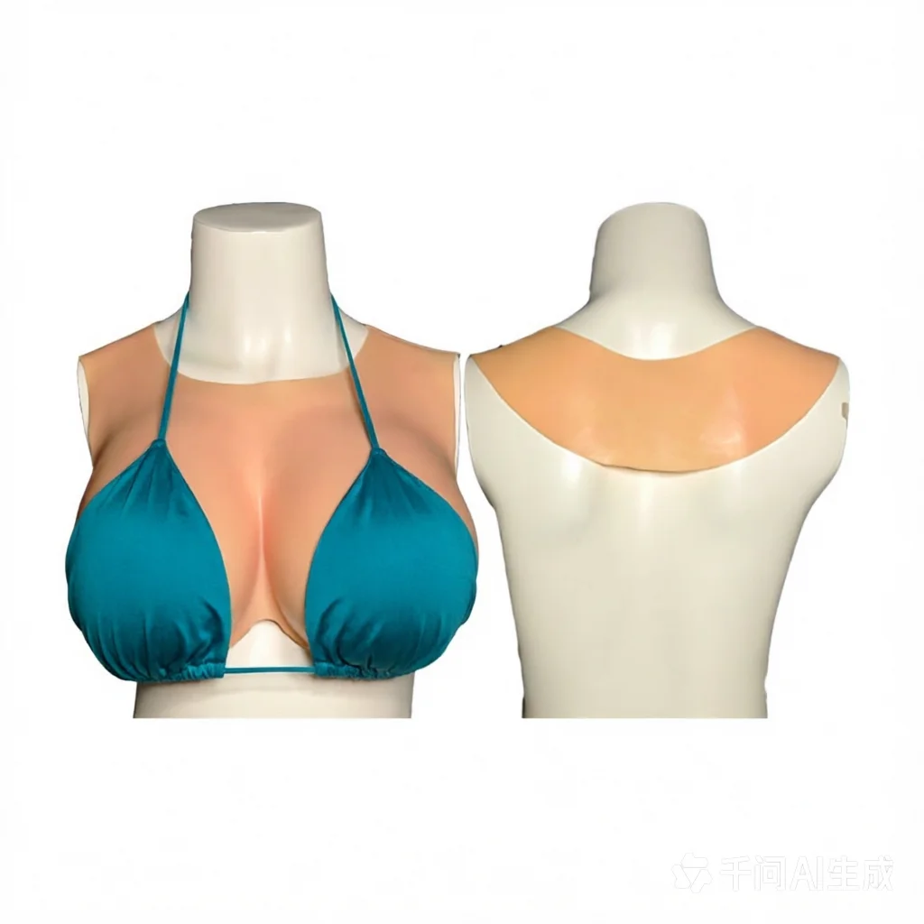 Realistic Silicone Breast Forms for Transgender Crossdressers Cosplay - Skin Nipple Areola Plump Enhance S Size
