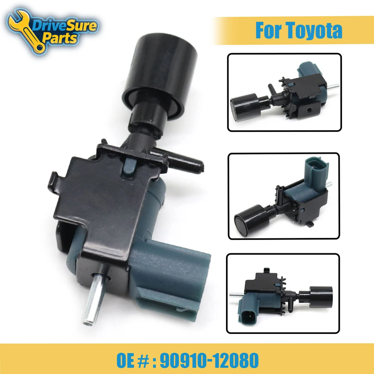 

90910-12080 1PC New Vacuum Control Valve For Toyota Camry Avalon Solara Celica RAV4 MR2 Lexus ES300 9091012080