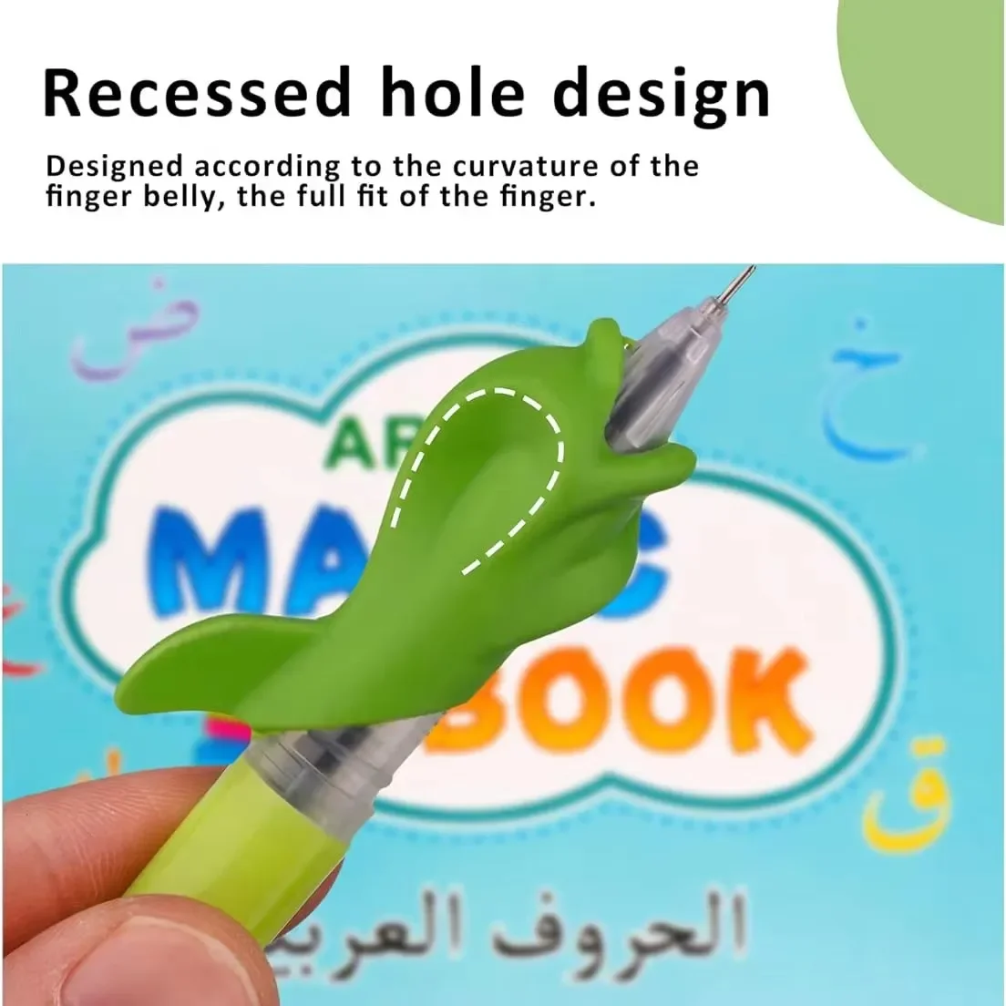 Montessori Arabic Copy Books 4 Books Magic Calligraphy Children's Notebook Kid Reusable Handwriting Writing for Kids