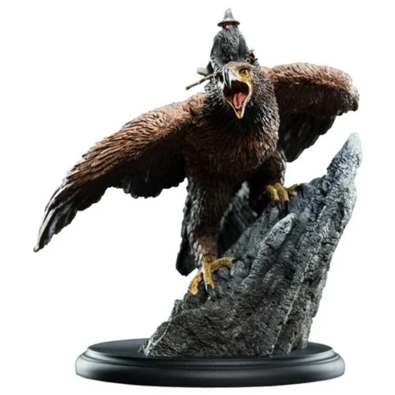 Weta Studios Gandalf on The Giant Eagle Guan He Polystone Handmade Figurines Model Crafts Collection Ornaments