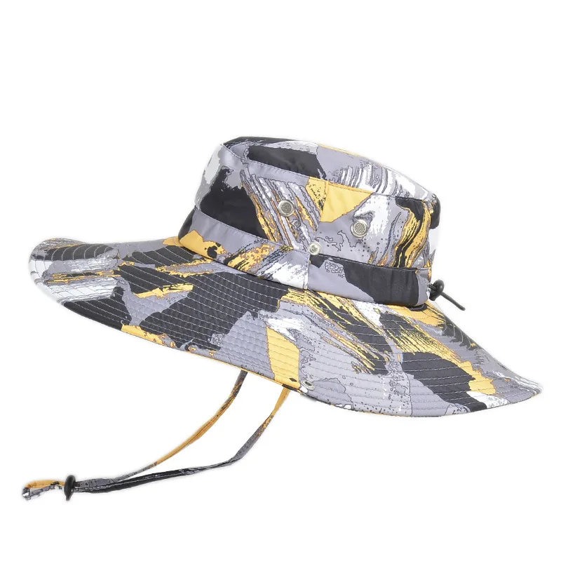 Camouflage Summer Quick Dryng UV Protection Fisherman Cap Face Neck Cover Outdoor Fishing Cycling Men Visor Hat Women Bucket Hat