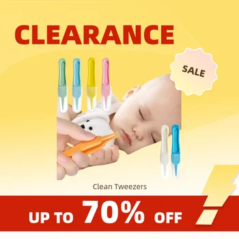 Clearance_Baby Kazma Booger Klip Bebekler Kulak Burun Göbek Temiz Araçları Çocuk Güvenlik Cımbız Temizleme Forseps Yürümeye Başlayan Burun Boşluğu Araba