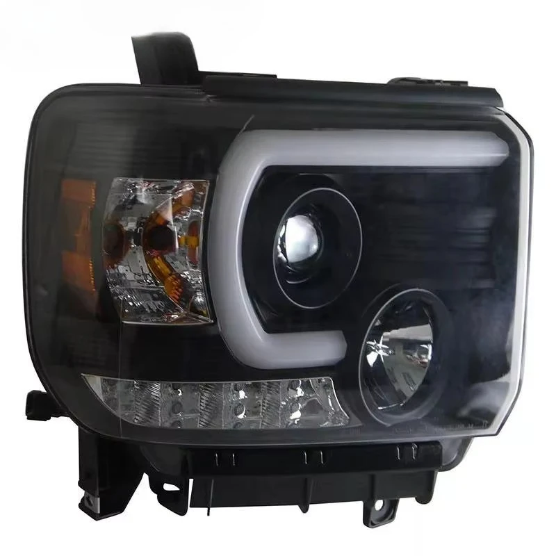 Wholesale LED Headlights for Sierra 1500 Light Emitting Diode Headlights 2014-2018 Sierra 2500HD 3500HD 2015-2019 Headlights
