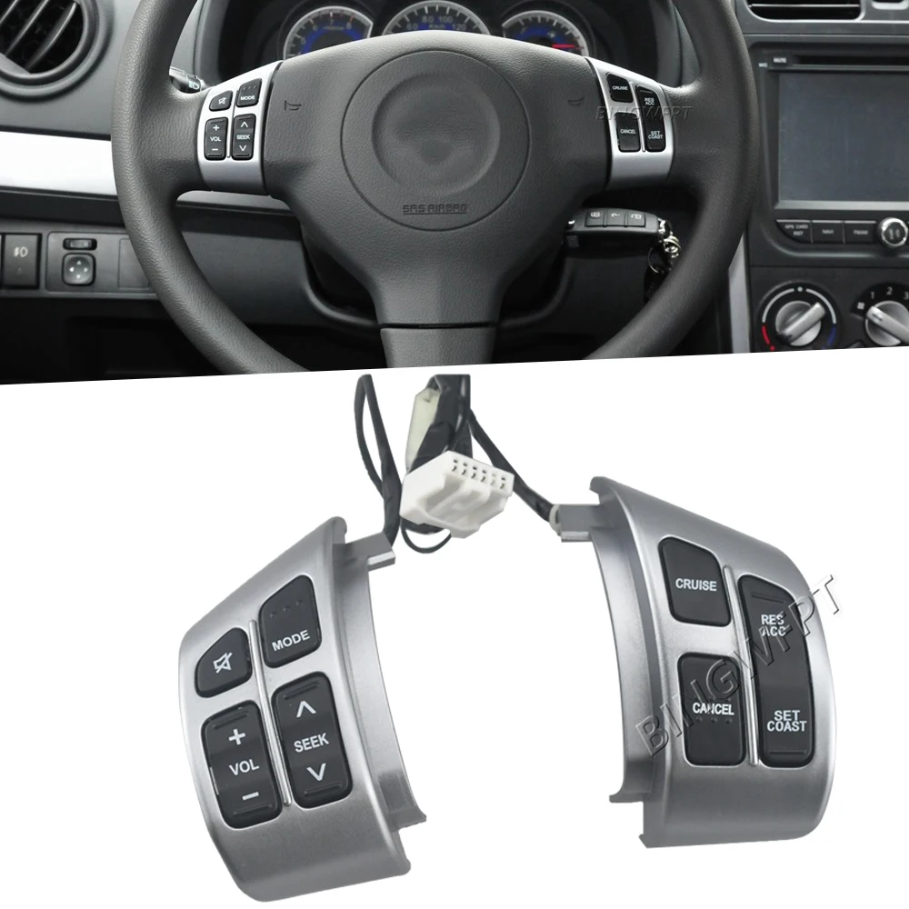 Cruise Control Button For Suzuki SX4 1.8 1.6 2009-2013 Steering Wheel Cruise Control Switches Buttons