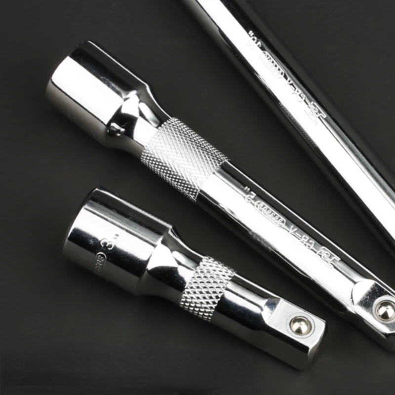 Sleeve Connection Adapter Rod 1/2 12.5mm Socket Ratchet Wrench Extension Lengthening Short Connecting Rod Tool Accessories Set