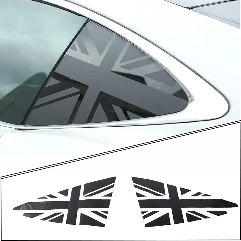 

For Jaguar F-Type 2013-2024 PVC Polyvinyl Chloride Car Rear Triangle Window Decoration Sticker Car Exterior Molding Accessories