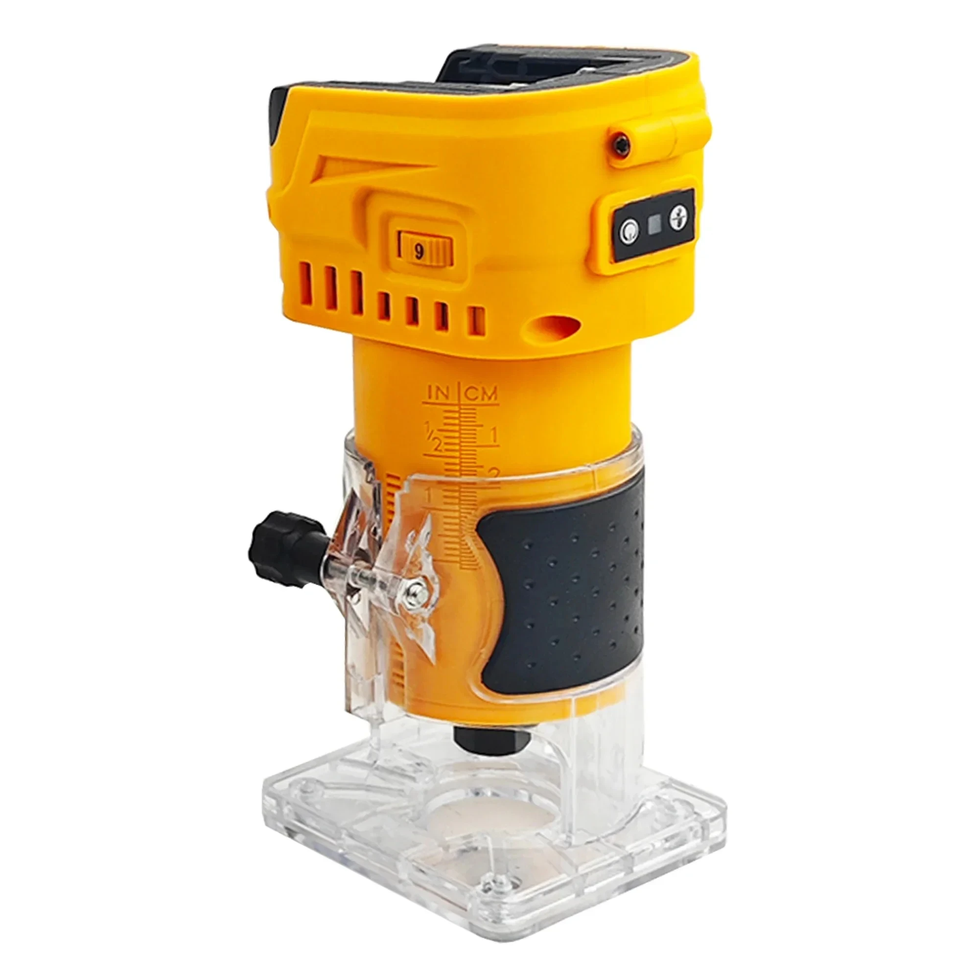 Cordless Brushless Electric Trimmer Woodworking 33000RPM Milling Engraving Machine Power Tool for Dewalt 18V 20V Battery Plus