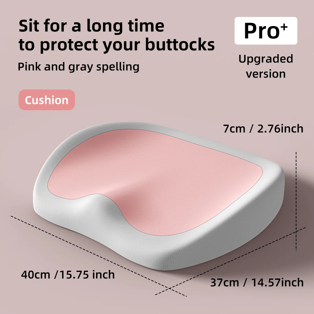 Memory foam cushion, no fatigue even after prolonged sitting, breathable and anti-slip, suitable for both office and home use, a