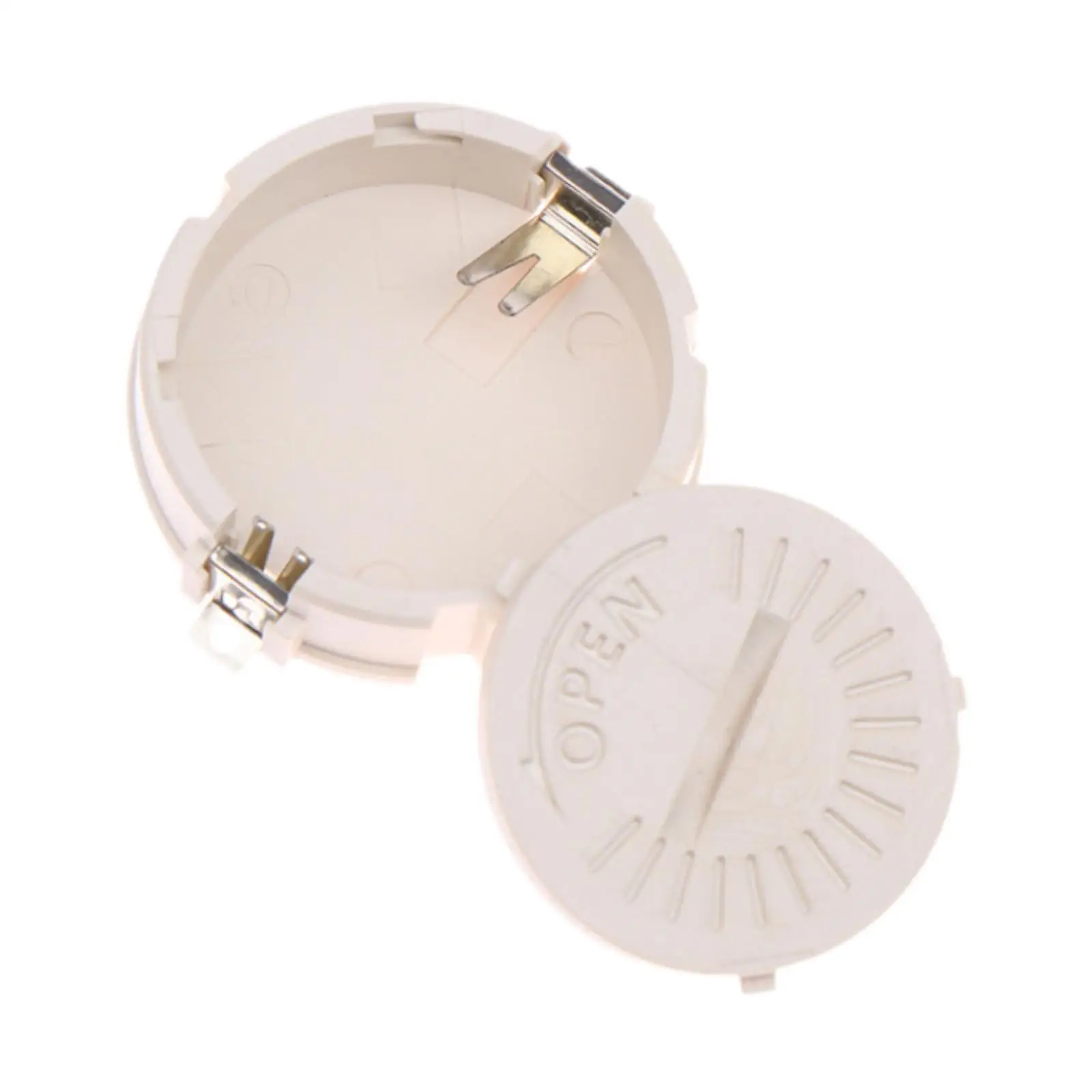 Holder Case with Cover Component Dustproof Compact Replacement Container Case 2 Pins for Equipment Toy Garage Home