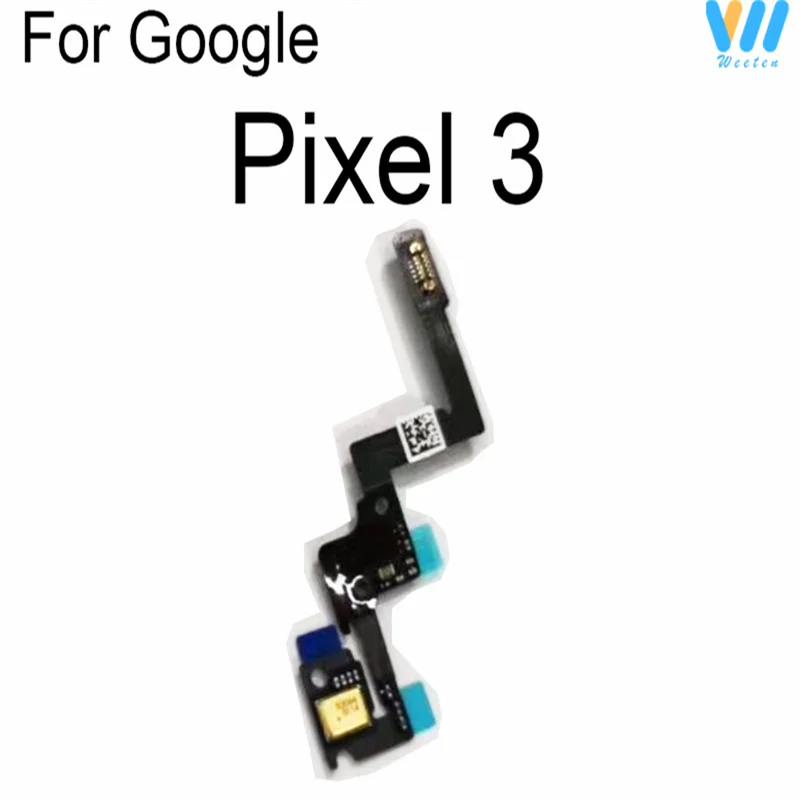 For Google Pixel 2 2XL 3 3XL 3A 4 4A 4XL XL Promixity Light Sensor Flex Cable &Microphone Flash Light Mic Flex Ribbon Cable Part