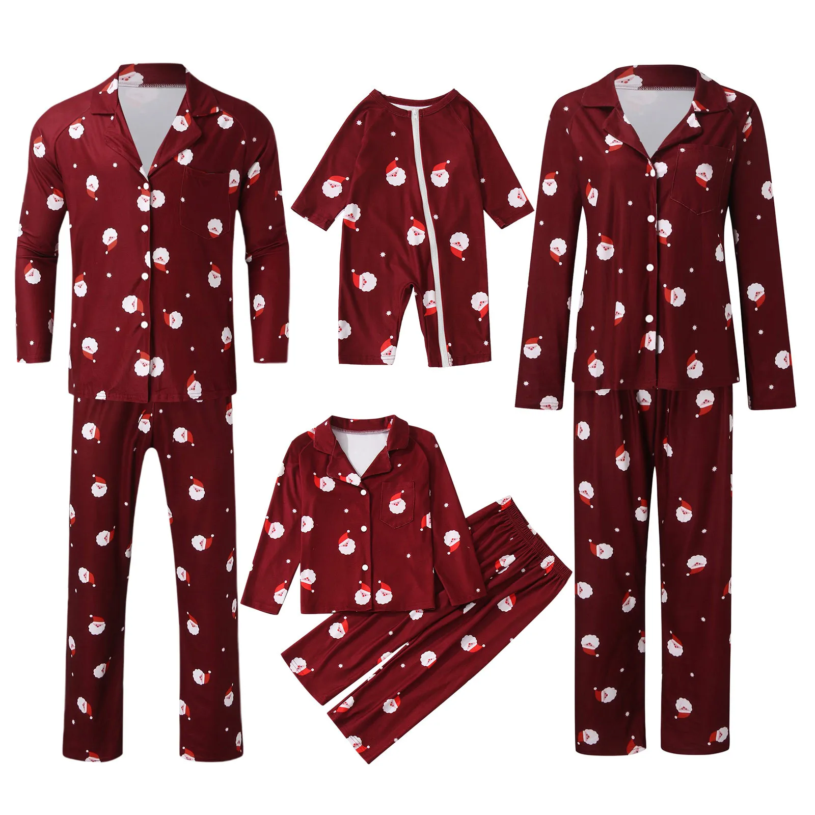 Family Matching Christmas Set Christmas Matching Jammies For Couples Holiday Santa Sleepwear Family Matching Pajamas Set Stripes