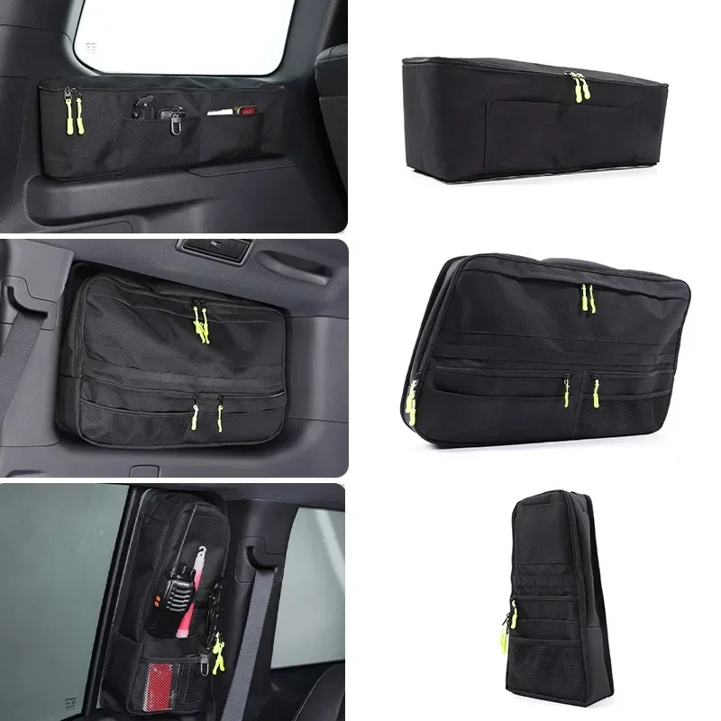 

For Toyota Land Cruiser Prado LC250 2024 2025 Oxford Cloth Car Trunk Side Multifunctional Storage Bag Car Interior Accessories