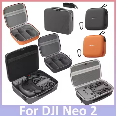 Sunnylife Portable Handbag for DJI NEO 2 Flight Glasses N3/Motion3 Storage Bag Carrying Case Shockproof Protective Box Accessory