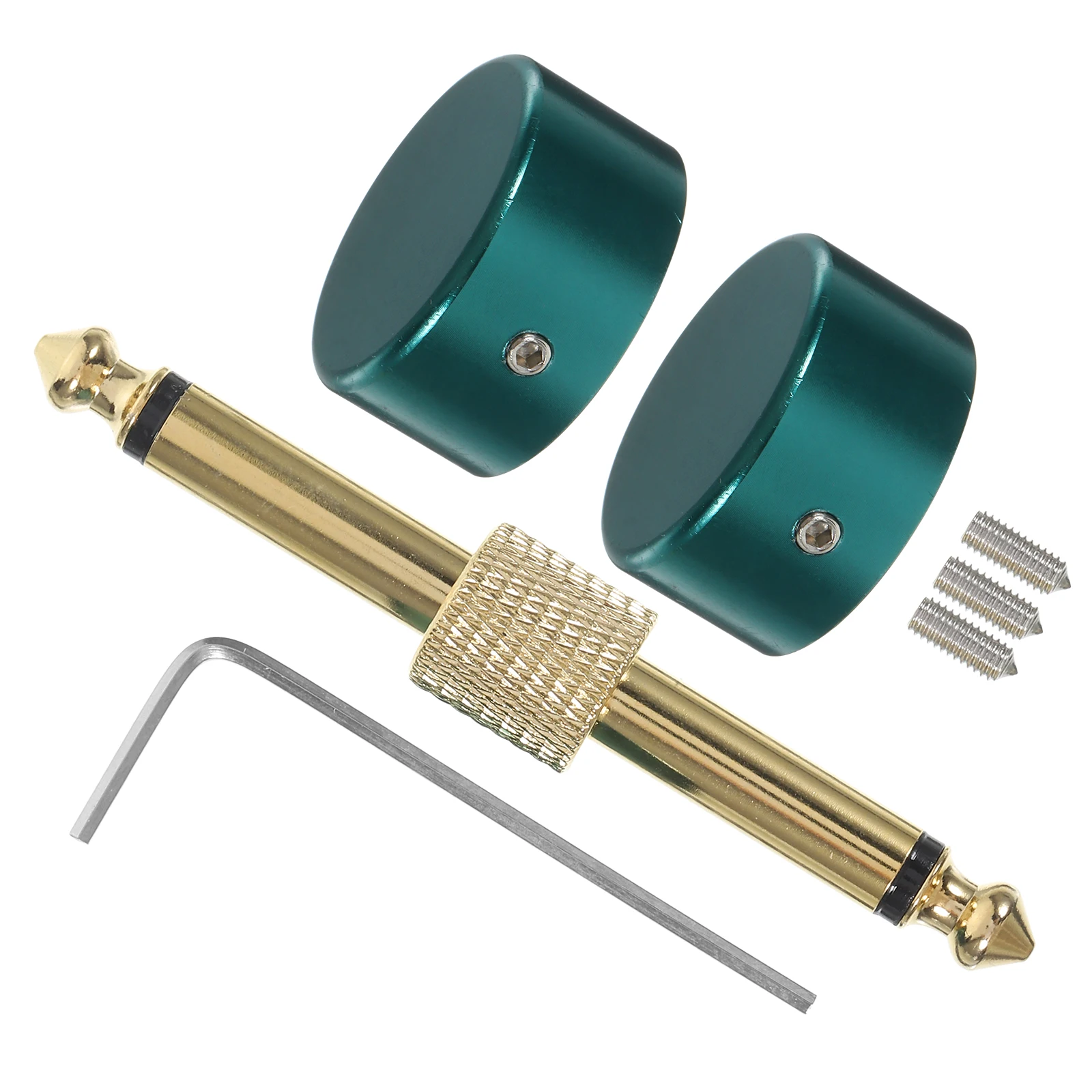 

1Set Effect Pedal Accessories Guitar Pedal Button Cover Metal Footswitch Cap Patch Connector Screws Installation