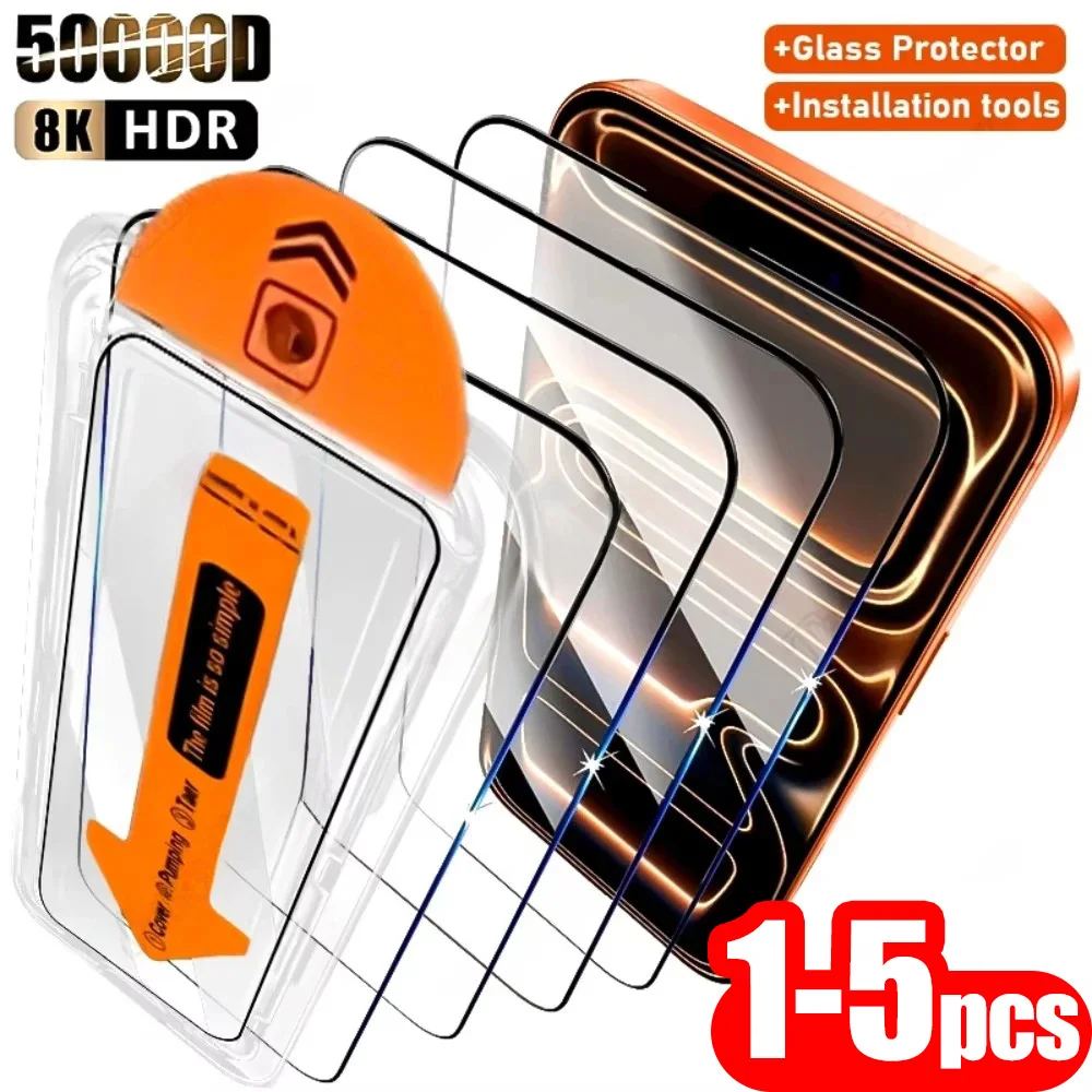1-5Pcs Tempered Glass Screen Protector For Samsung Galaxy S25 Ultra S25 Plus S25 Film With Installation Box
