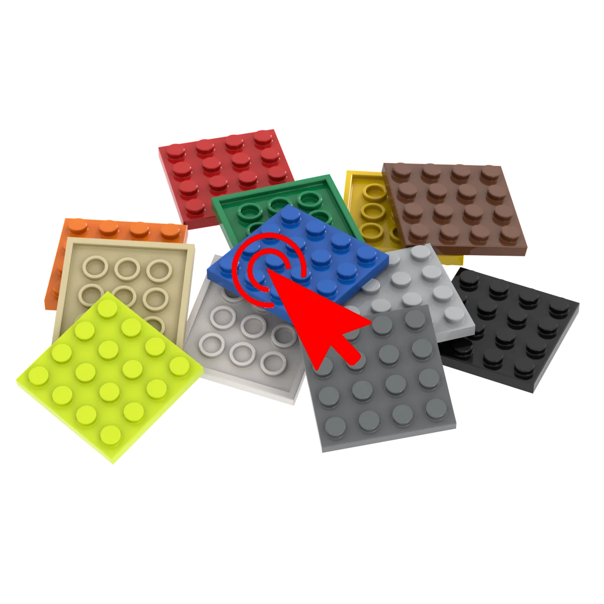 [Funbrick] 50&100&200 Stück Platte 2x4 3020 Kompatibel mit Bekannter Marke Bausteine Klassische Bausteine Spielzeug MOC DIY – Detail 14