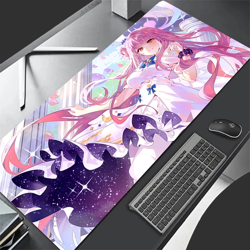 Mousepad Computer Gaming Accessories Keyboard Pad Office Rubber Mouse Pad B-blue Archive Misono Mika Decoracion Desk Mouse Mat