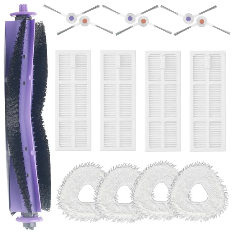 Für NARWAL Freo Roboter-Staubsauger Ersatzzubehör-Set Hauptseitenbürste HEPA-Filter Mopp Padsa83x