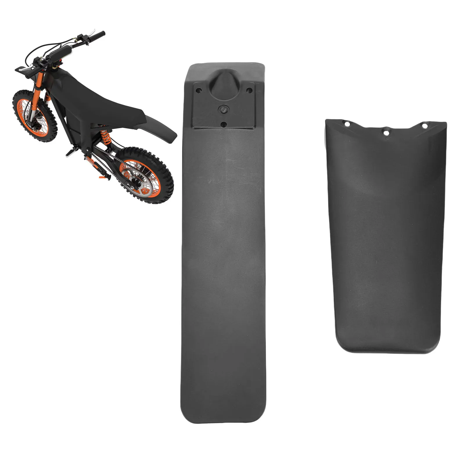 Dirt Bike Front Rear Mud Guards Prevent Splashing Cycling Tire Front and Rear Mudguard Set Replacement for Tuttio Soleil 01