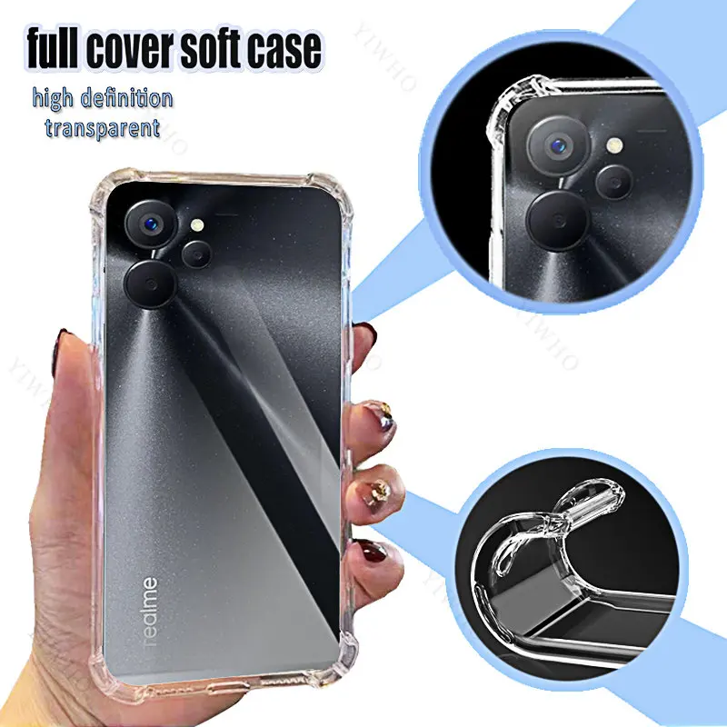 Clear Phone Soft Case for Realme 9i 5G TPU Transparent for Realme 9i 5g 6.6