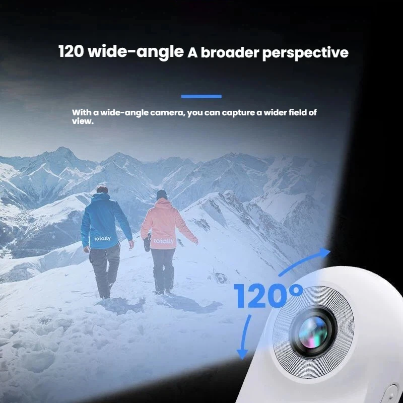 Fotocamera sportiva per pollice: riprese in moto e all'aperto, registratore di guida HD con supporto pettorale per la registrazione Vlog