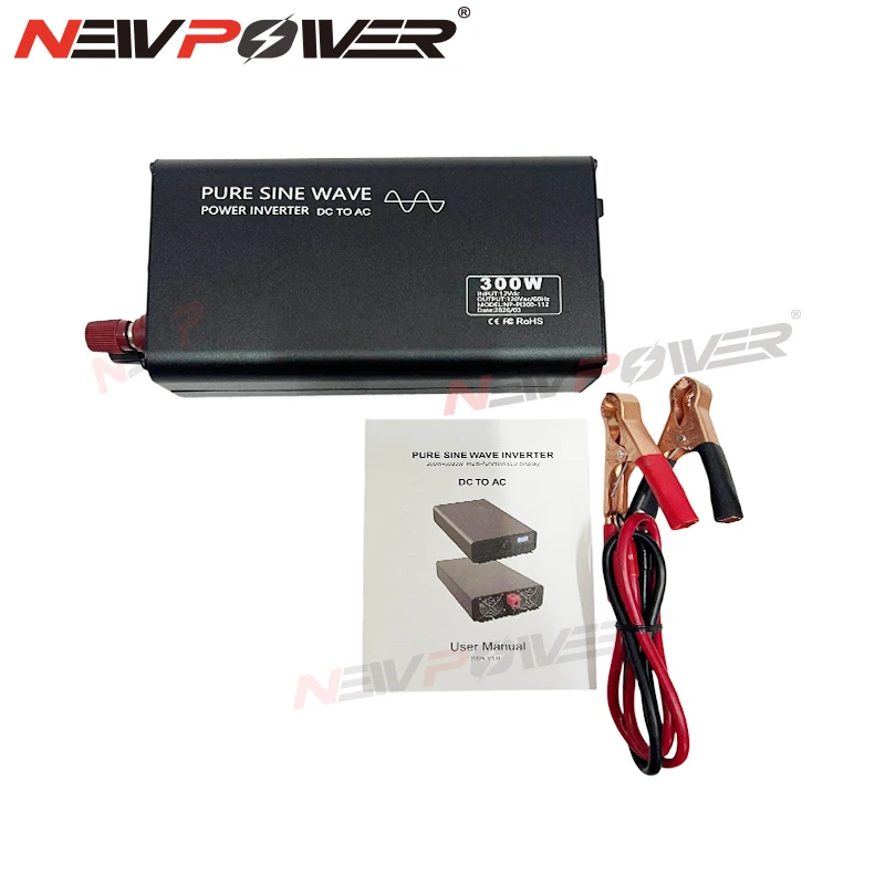 Off-grid Pure Sine Wave Inverter 300W 12V 24V 48V 60V 72V 84V DC TO 100V 110V 120V 220V 230V AC Inverter Power With USB Converte