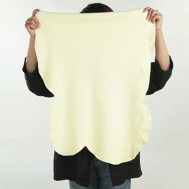Super Absorbent Quick Drying Cloth Natural Chamois Cleans Genuine Leather Cloth Auto Motorcycle Home Wash Care Quick Dry Towel image 4
