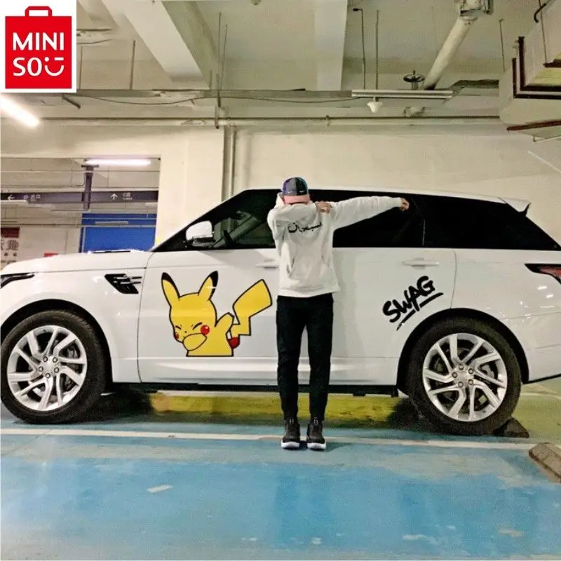 

Car Body Covering Scratches Creative Cartoon Pikachu Stickers Women's Cute Personalized Waterproof Decorative Stickers