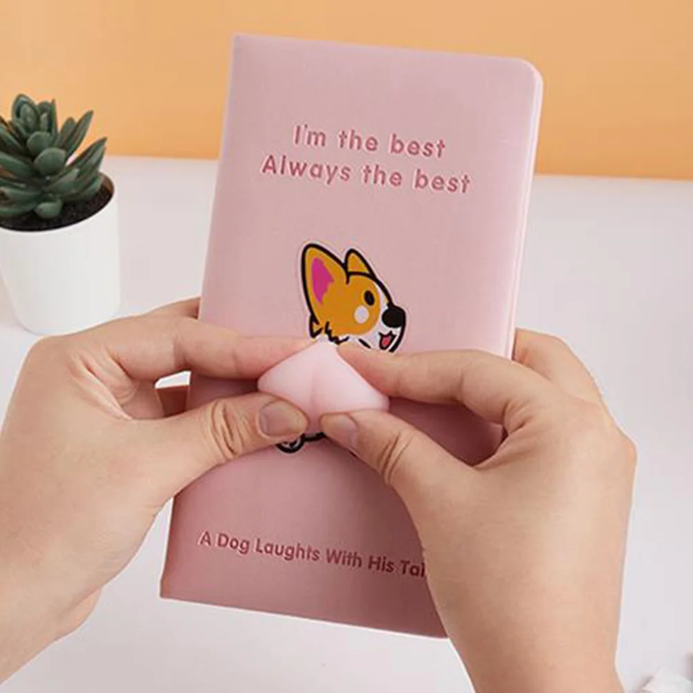 Cartoon Notebook Diary Notepad Writing Journal Pads Handbook School Lovely for Sketching Imitation Corgi Student