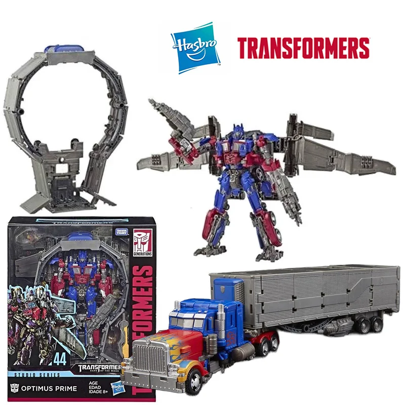 Hasbro Transformers Studio Series SS44 Optimus Prime 25Cm Leader Class Anime Original Action Figure Model Toy Gift Collection