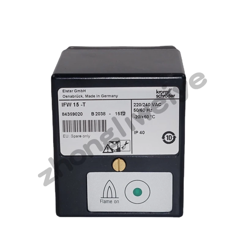 IFW 15-T Industrial Flame Detector Used As a UV Sensor for Manufacturing Gas Burners in Factories