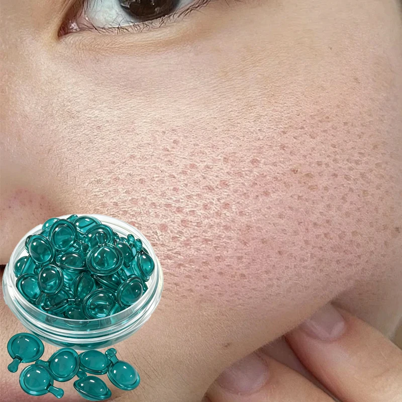 Copper Peptide Green Capsule Face Essence Deep Skin Barrier Repair Minimize The Look Of Pores Refine Rough Texture Make Skin Smo