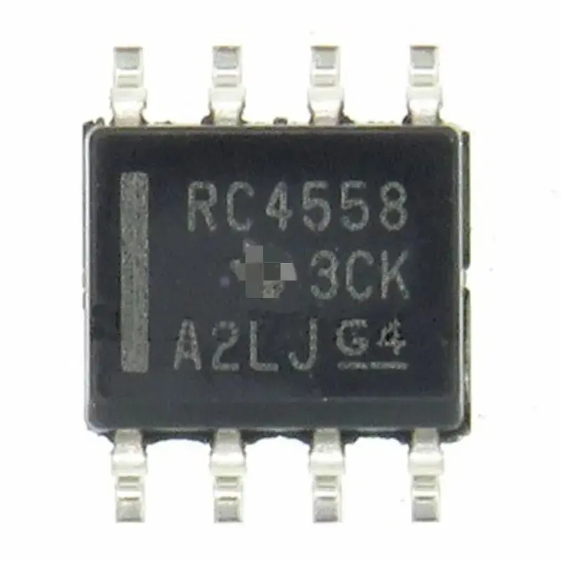 5Pcs 100% New RC4558DR RC4558 RC4558IDR R4558I RC4580IDR R4580I SOIC-8