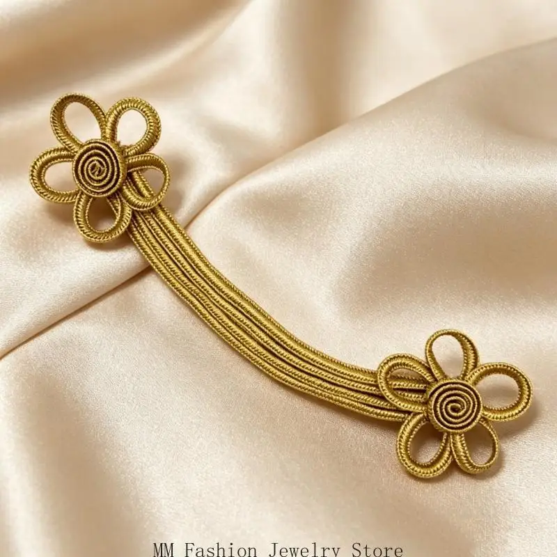 Sew On Chinese Knot Closures, Two Pack Cord Buttons for Fabric Trim D0UB