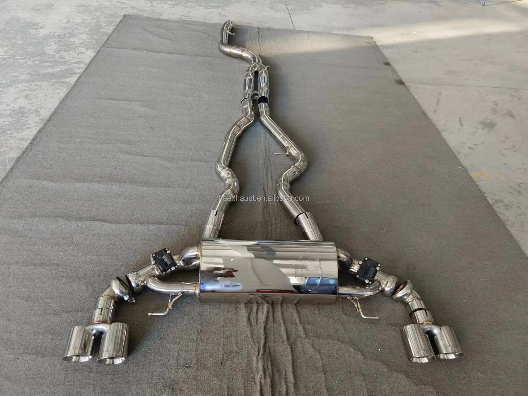 Factory Customizable 304 Stainless Steel/Titanium Valved Catback Exhaust System Compatible with M235i/M240i G42 3.0T B58