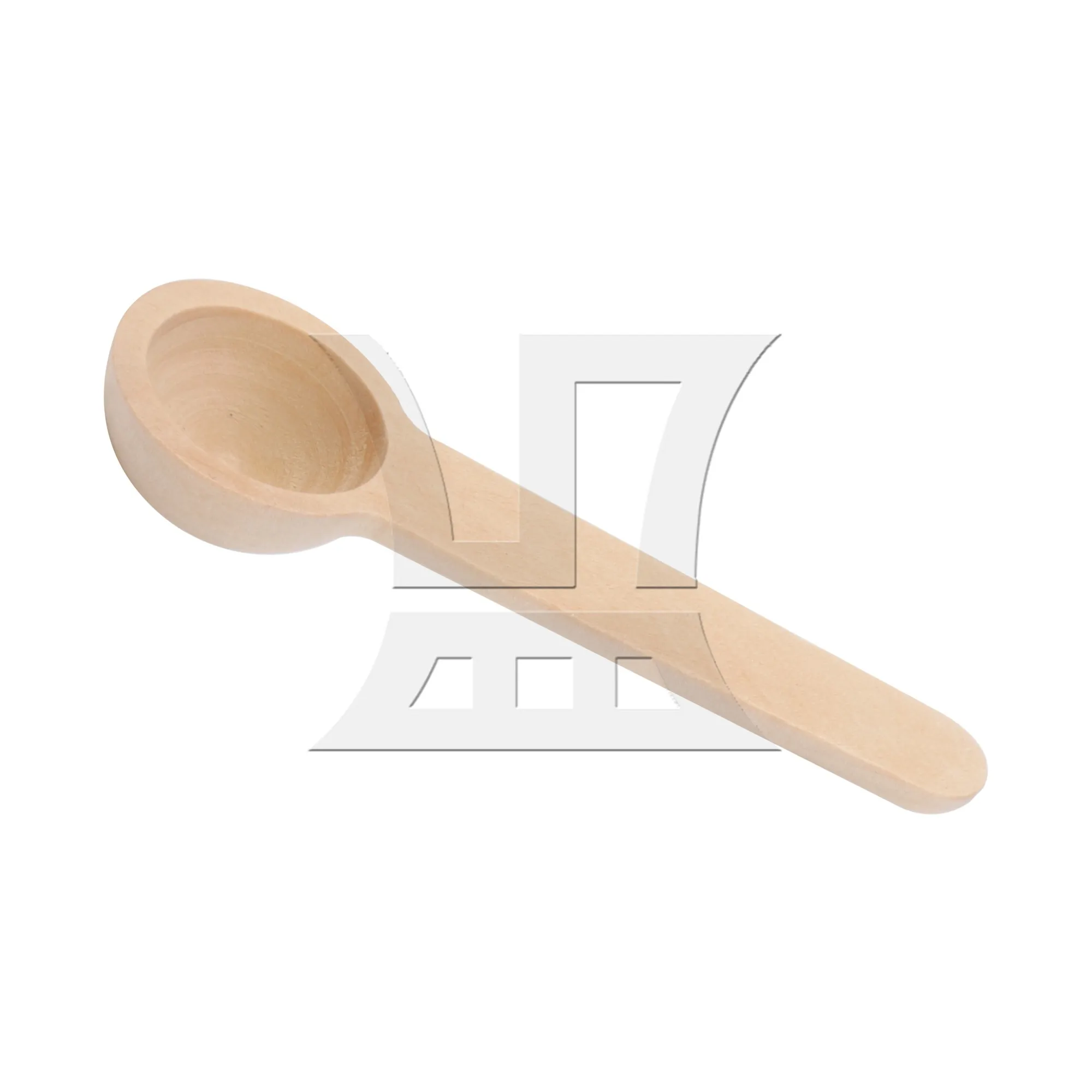 

BQLZR 2pcs Kitchen Seasoning Salt Spoon 7.5x2.4cm Wood for Sugar Salts Widely Used