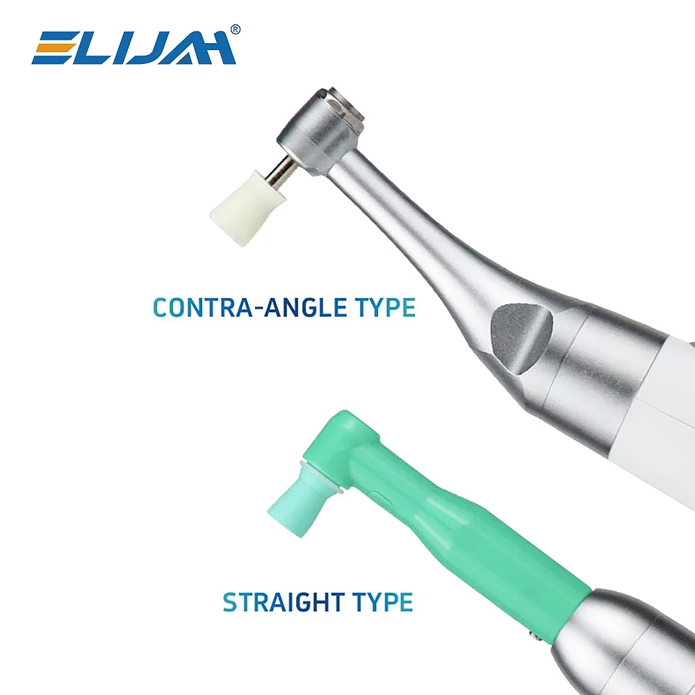 Cordless Dentals 1:1 Contra Angle Grinder 500-2000r/min Polishing Motor with 360° Rotatable Head