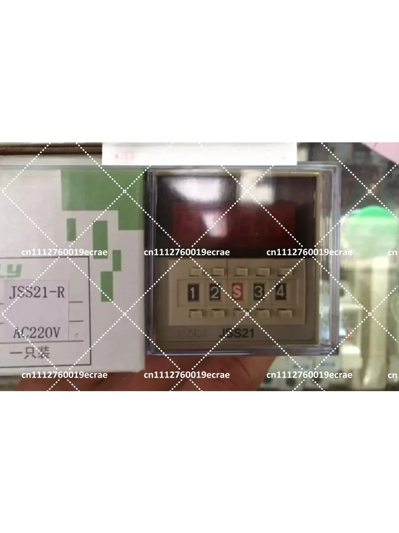 Time Relay JSS21-R, 8-Pin Delay Timer, 220V AC/DC, Adjustable Time Range, Industrial Control