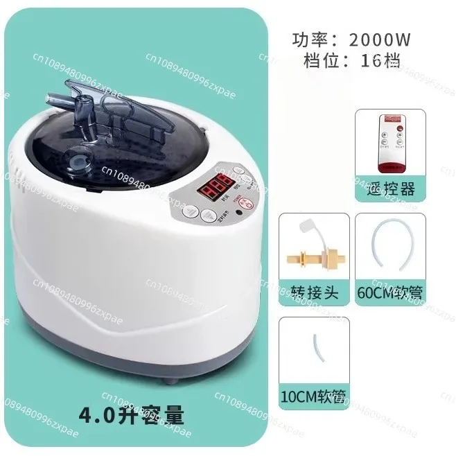 Sauna Generator 4L 2000W Touch Screen Switch Steam Generator for Sauna Accessories Larger Capacity Sauna Shower Cabin 1-16 gears