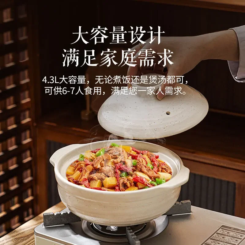 Japanese Style Ceramic Casserole Little Pan Rice One Person Soup Casserole Rice Noodles Pot