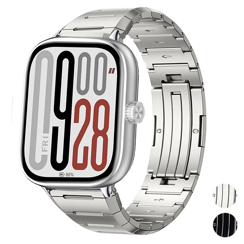 Strap for Redmi Watch6 5 4 Metal Bracelet For Xiaomi Mi Band 9Pro/Mi band 8Pro Stainless Steel Replaceable Wristband Accessories