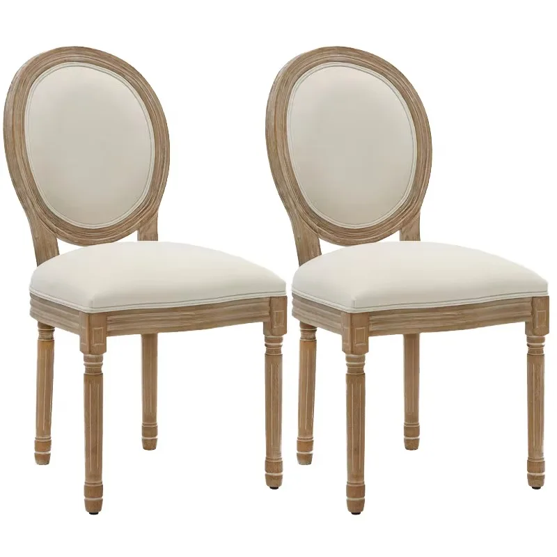 

Традиционный обеденный стул Louis Antique с каркасом из массива дерева, раздвижной прозрачной спинкой, гарантия 12 месяцев, для домашней столовой