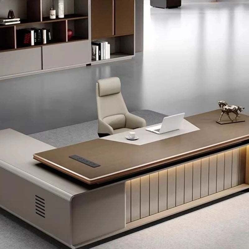 #Luxury Executive Office Desk Minimalist Nordic Multifunctional Aesthetic Office Desk Computer Crafts Tavolino Tavolino
