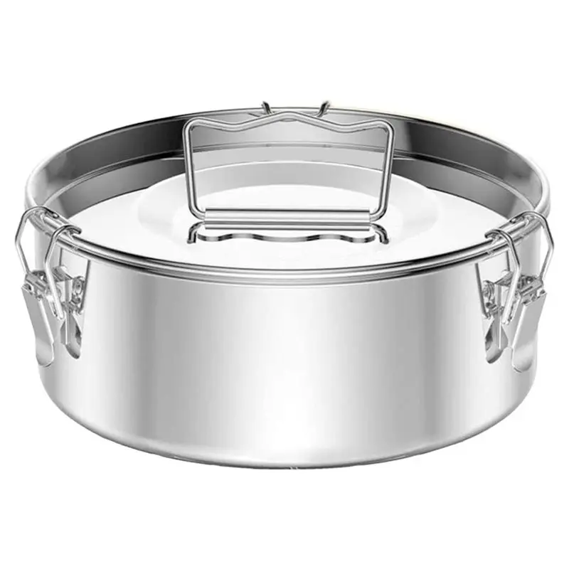 M11K-Flan Pan Flaneramold, Stainless Steel Flan Mold With Lid - Flan Maker For 6 Quart Pot Electric Stovetop